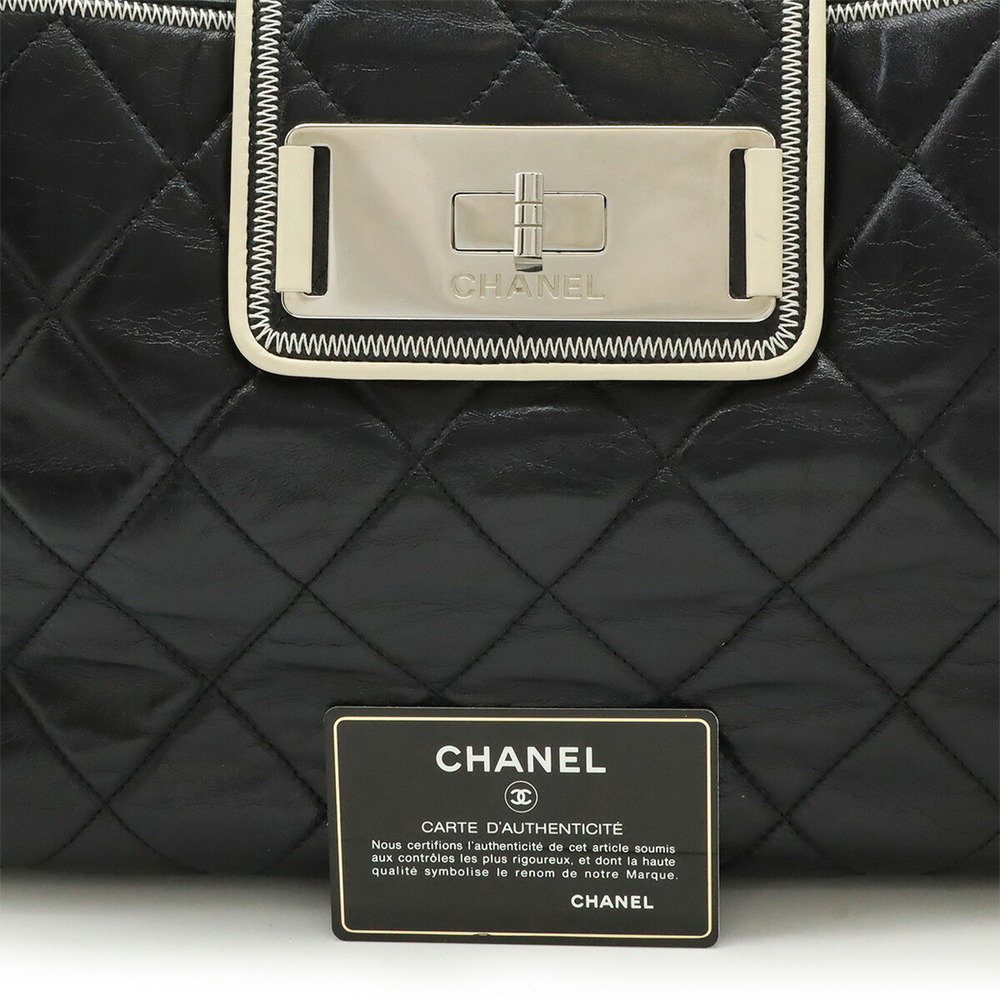 CHANEL Black Leather Tote Bag - Picture 9 of 9